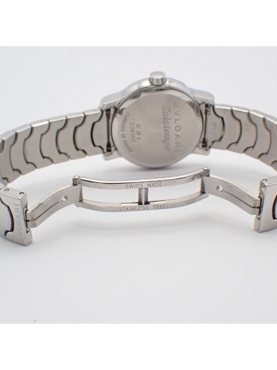 Bvlgari Solo Tempo Quartz Watch White Dial SS Pawn main image 4